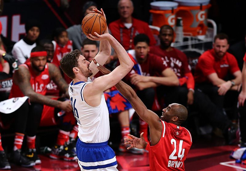 Gasol y Bryant, dos amigos frente a frente en el All-Star