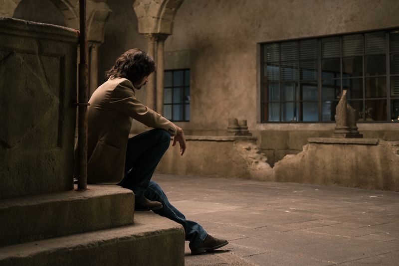 Pacino reflexiona en el claustro del Ministerio.