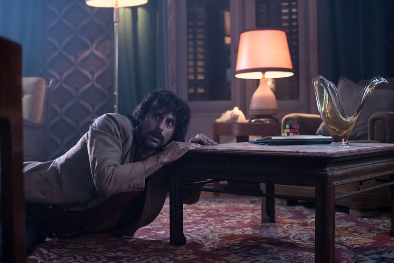  Pacino en el suelo tras ser agredido por Francisco Morán