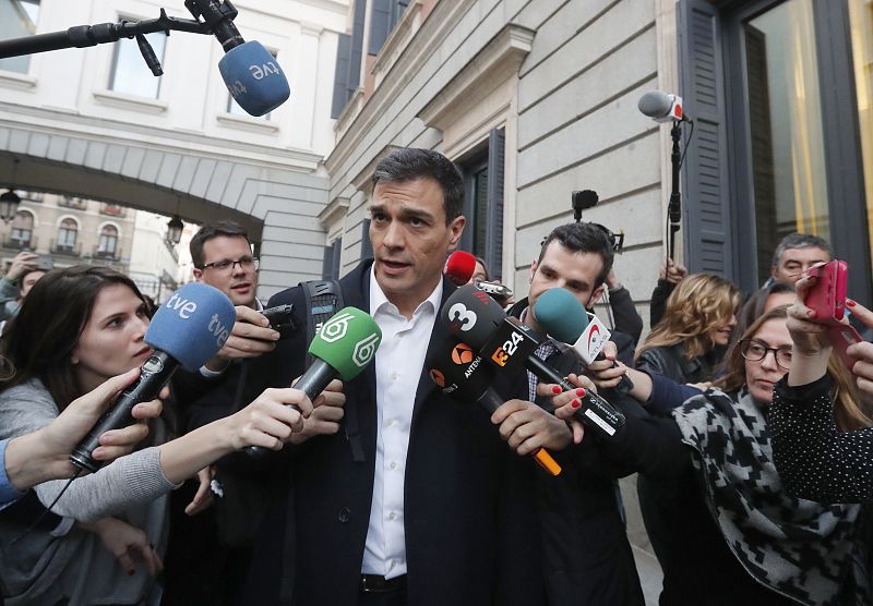 Pedro Sánchez sale satisfecho del Congreso: "He hecho el discurso que quería hacer"