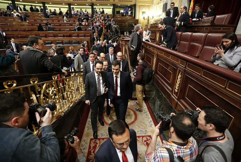 Las imágenes de la segunda votación de investidura