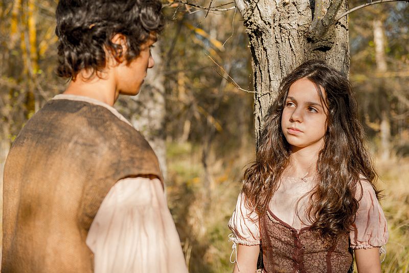 Alonso y Blanca cuando eran niños