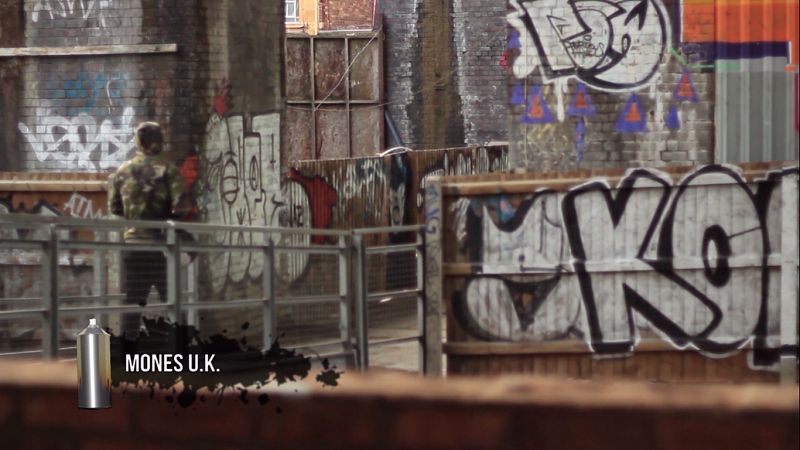 En la sección de graffiti tenemos a un escritor de graffiti inglés. Se trata de Mones
