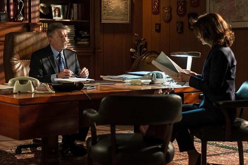 Salvador reunido con Marisa, que va a hacer una inspeccin de trabajo al Ministerio