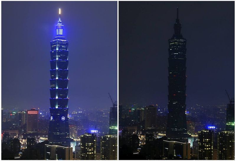 Monumentos apagados en todo el mundo por la Hora del Planeta