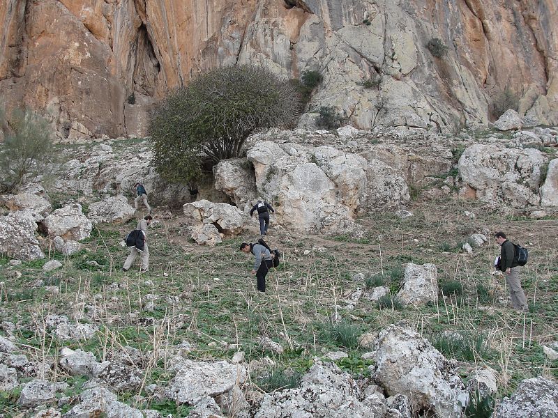 Cerca del abrigo de Matacabras en la Peña