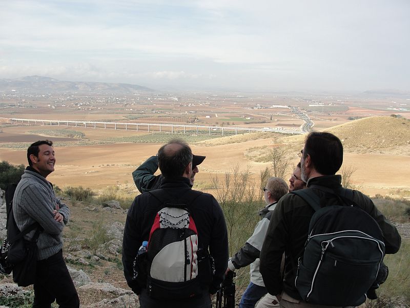 Una parada en la subida a la Peña