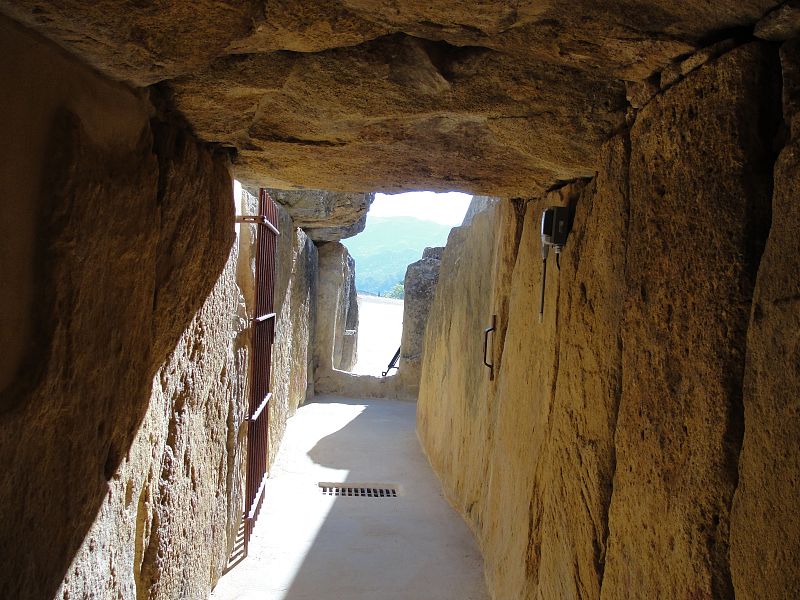 Corredor del dolmen de Viera