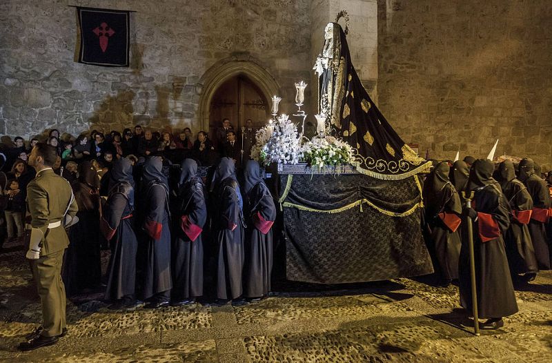 Procesión de la Soledad en Burgos