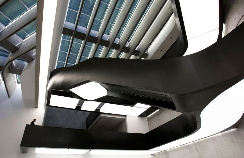 Detalle de las escaleras del Museo Maxxi de Roma