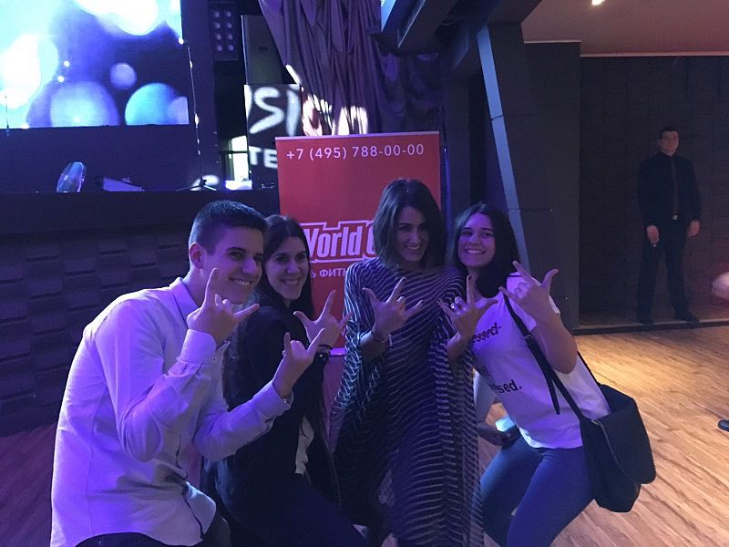 Barei ha estado este fin de semana en Riga y Moscú promocionando "Say yay!", la canción con la que representará a España en el Festival de Eurovisión, ¡echa un vistazo a las mejores fotos del viaje!