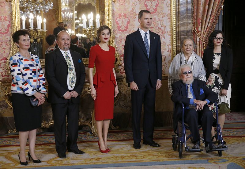 Almuerzo en el Palacio Real previo a la entrega del Cervantes