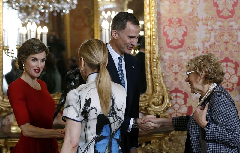 Almuerzo en el Palacio Real previo a la entrega del Cervantes