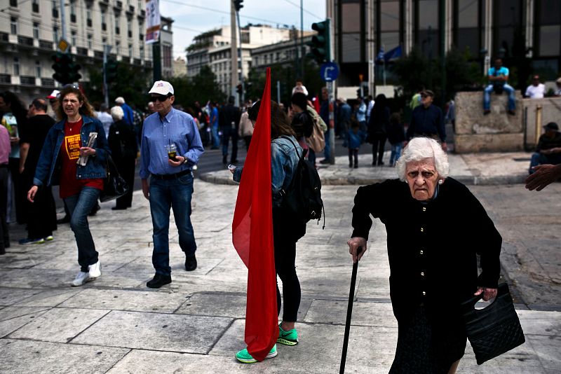 Manifestaciones en Grecia contra la reforma de las pensiones