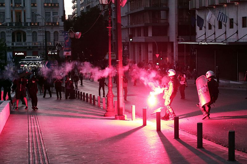 Manifestaciones en Grecia contra la reforma de las pensiones
