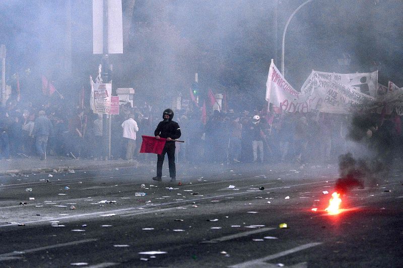 Manifestaciones en Grecia contra la reforma de las pensiones