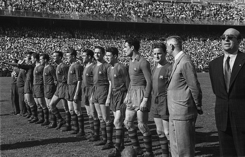 En la temporada 1951-52, el FC Barcelona reunió a un conjunto sensacional que ganó las cinco copas: la Liga, la Copa, la Copa latina, la Copa Eva Duarte y la Copa Martini Rossi.