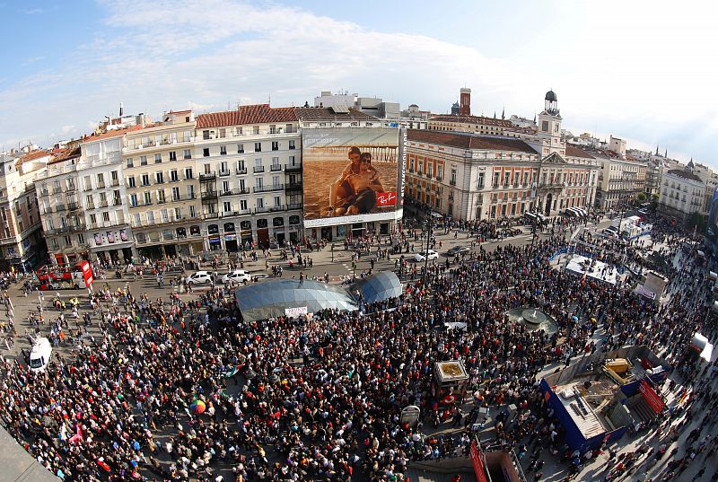 El movimiento 15M vuelve a las calles