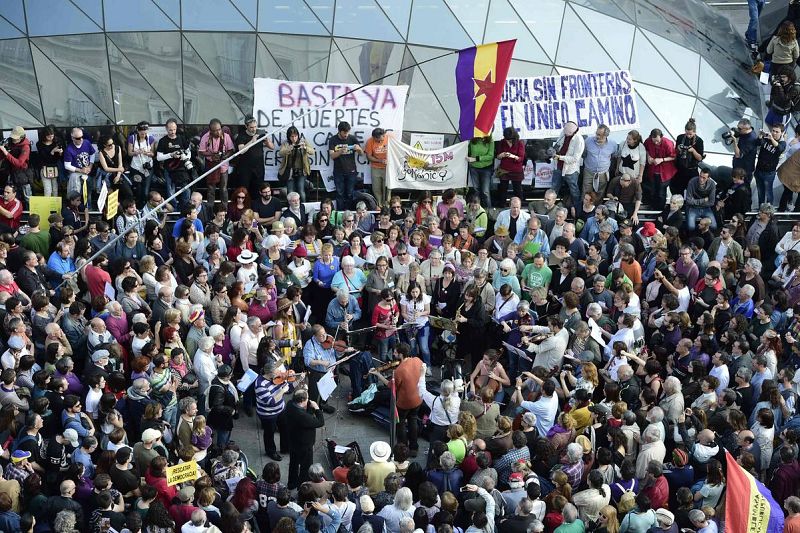  El movimiento 15M vuelve a las calles
