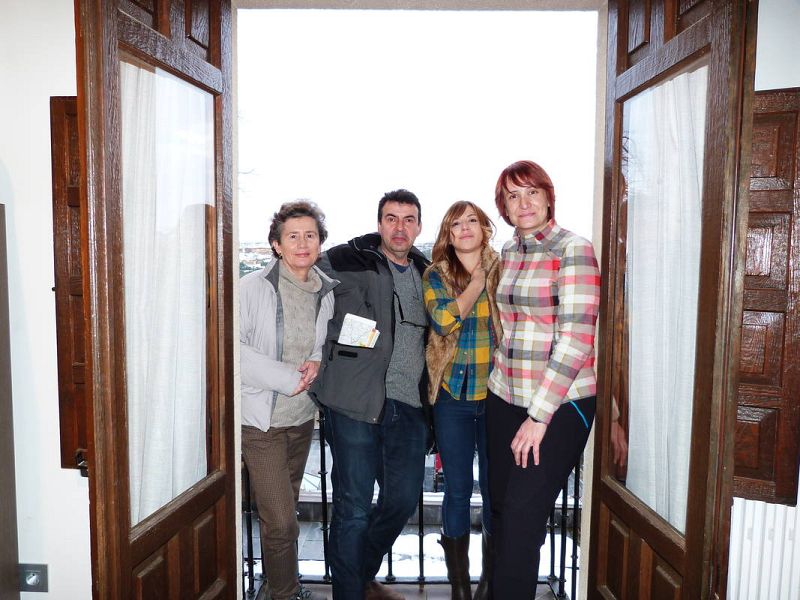 El equipo en Segovia