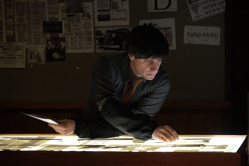 Aparicio, en su mesa