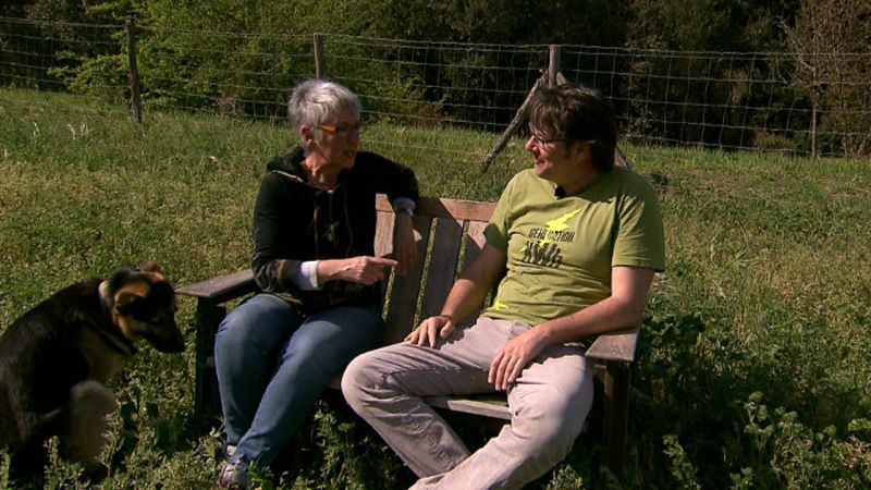 Gijsbert Huijink, fundador de Som Energia en su casa de Girona.