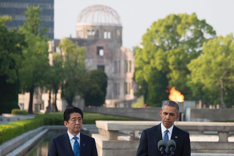 Obama llega a Hiroshima en una visita histórica