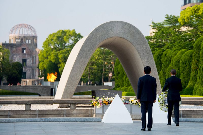 Obama llega a Hiroshima en una visita histórica