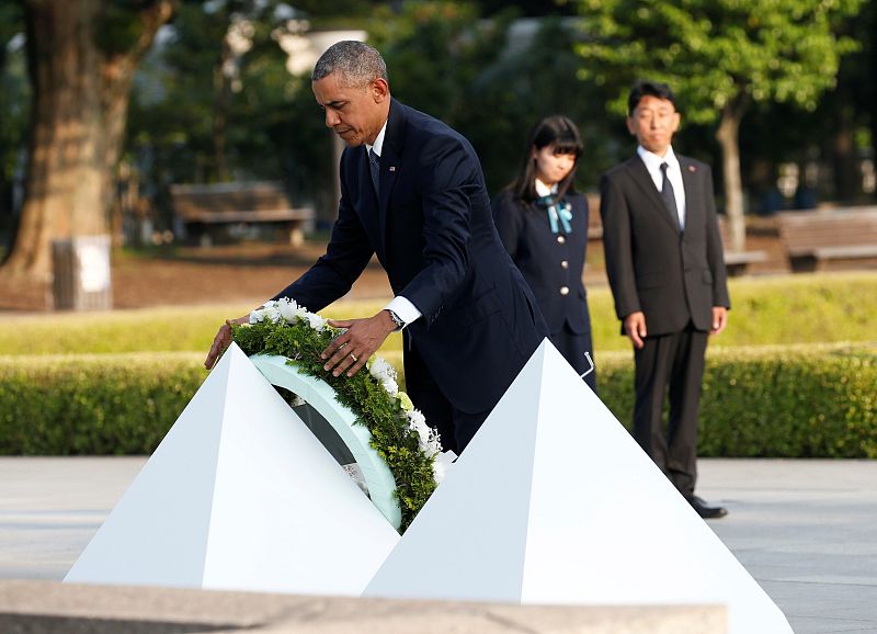 Obama rinde homenaje a las víctimas de Hiroshima