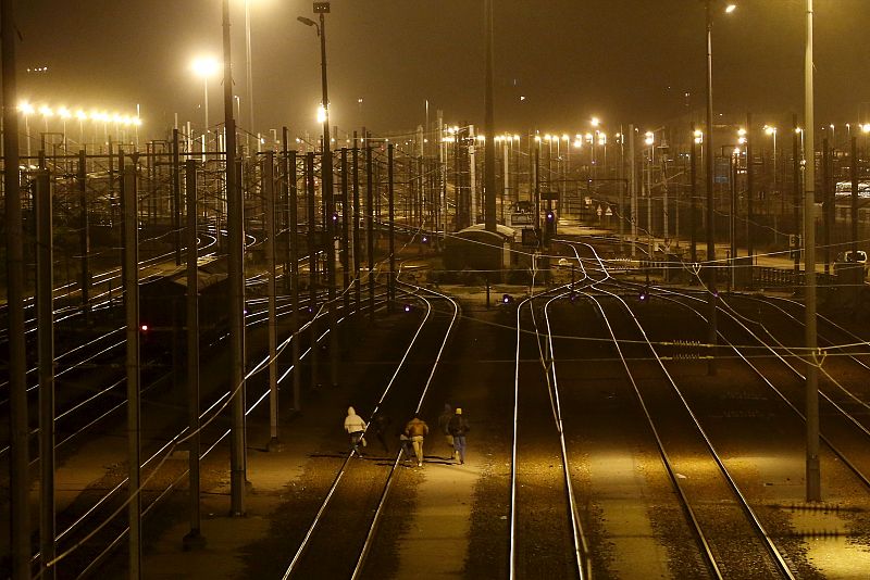 Calais, frontera al norte de Francia, agosto 2015