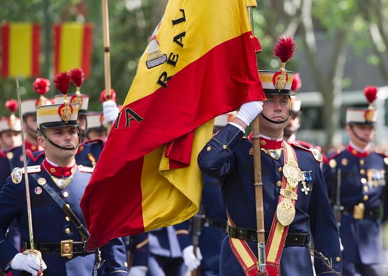 Desfile del acto central del Día de las Fuerzas Armadas