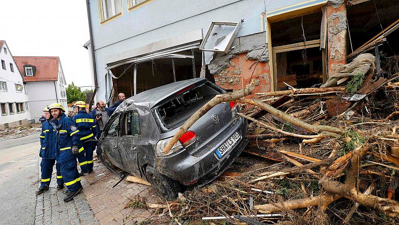 Tres muertos y graves daños materiales por las inundaciones en Alemania