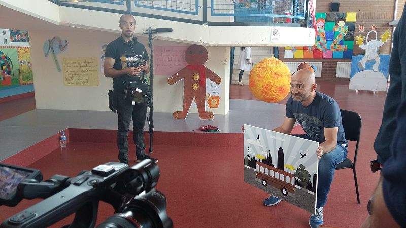 'Desafía tu mente' también ha grabado en el Colegio Zola de Villafranca del Castillo.