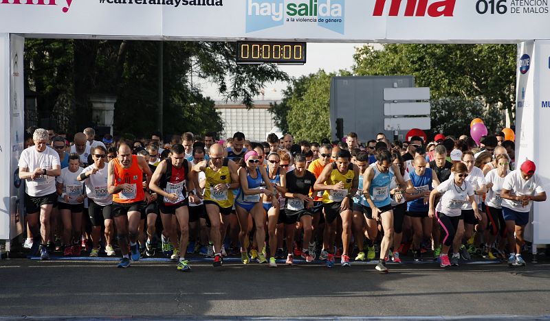 Carrera contra la violencia de género en Madrid