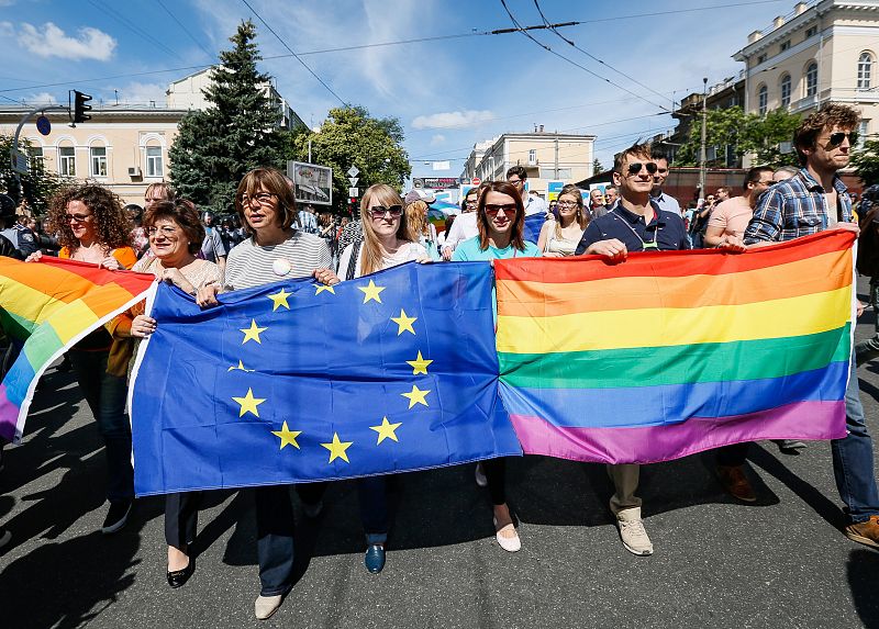 Marcha del Orgullo Gay en Kiev