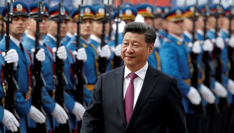 El presidente chino, Xi Jinping, llega de visita a Serbia