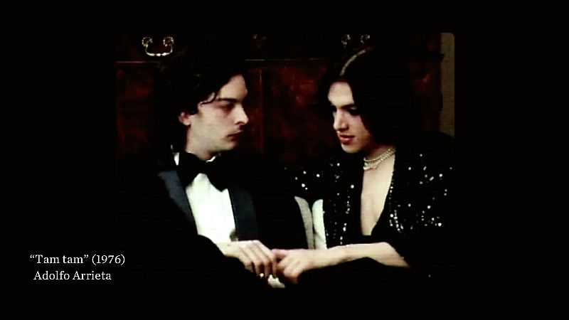 En un papel de la película "Tam tam", de Adolfo arrieta, en 1976