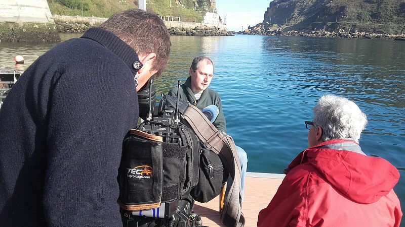 Entrevista en el puerto de Pasaia