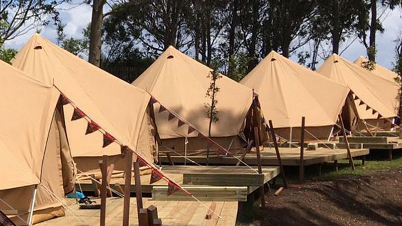 La isla de Ons estrena el primer camping autosostenible de Galicia