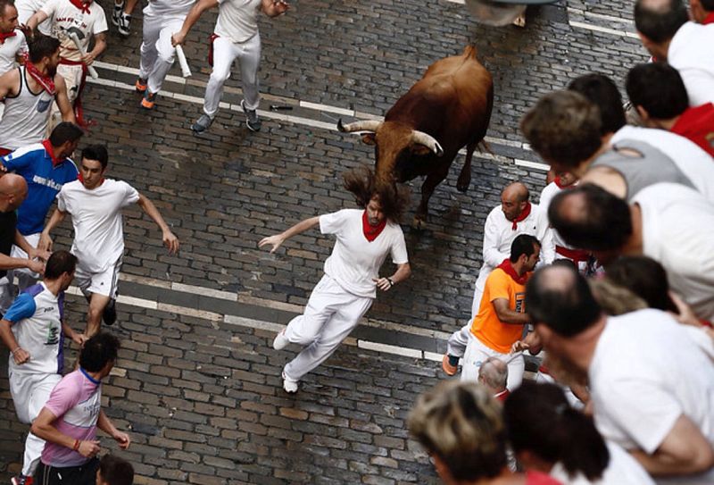 Un cuarto encierro de San Fermín 2016 muy rápido