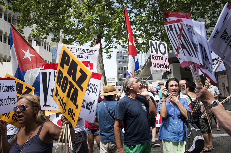 Protestas contra la visita de Obama