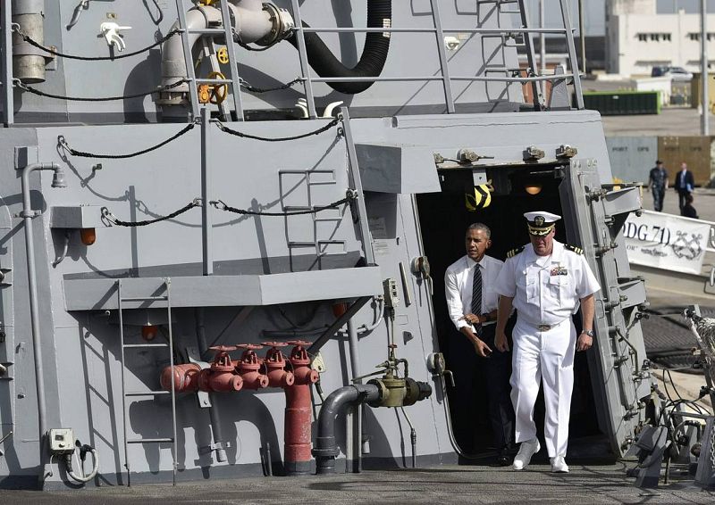  Visita al USS Ross Navy de Rota