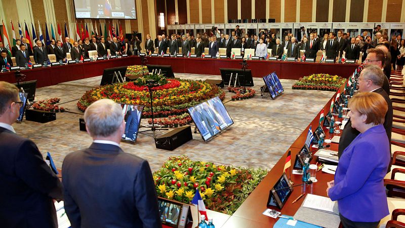 Niza durante la celebración del día nacional de Francia