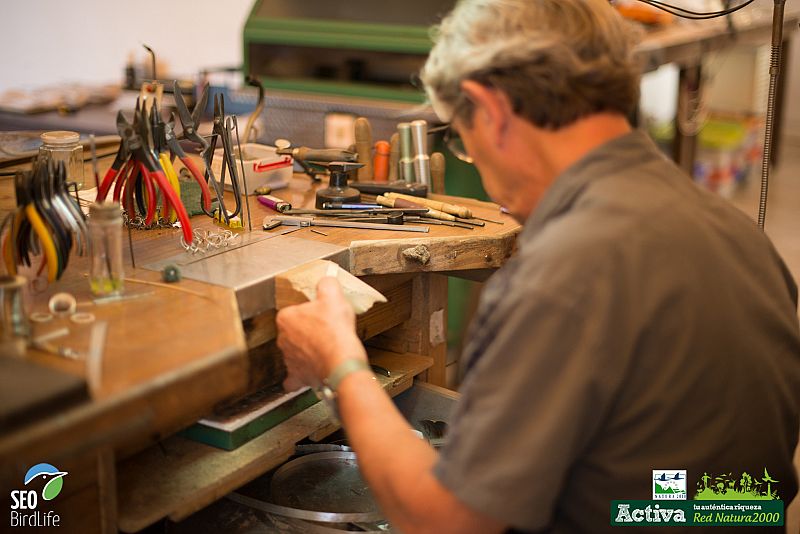 Enric Mayoral en su taller