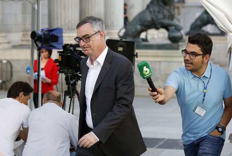 El vicesecretario general de Ciudadanos, José Manuel Villegas, a su llegada al Congreso