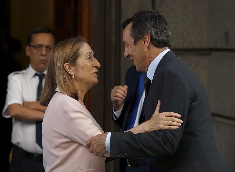 La ministra de Fomento en funciones, Ana Pastor, la candidata del PP a presidir el Congreso