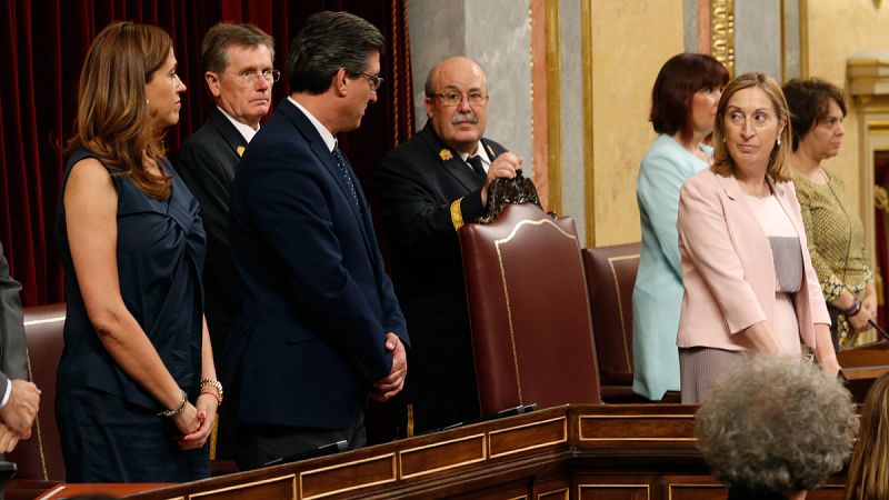 Los vicepresidentes de la Mesa del Congreso Ignacio Prendes y Rosa Romero.