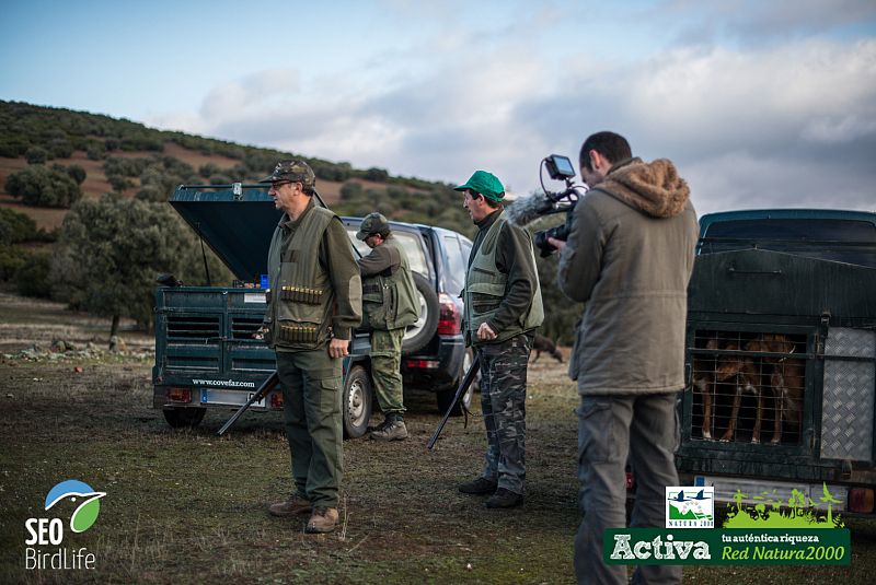 Cazadores en el Campo de Montiel