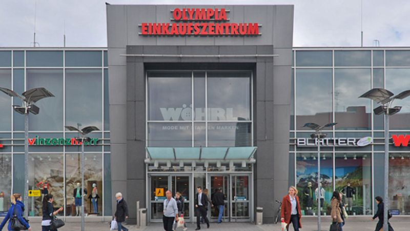 Imagen del centro comercial Olympia en Múnich, donde este viernes se ha registrado un tiroteo.