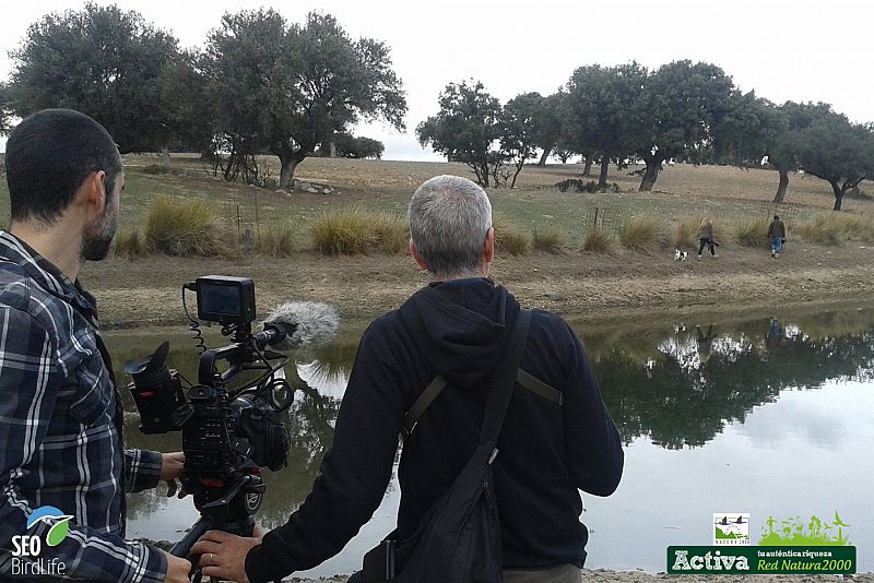 Rodaje en El Castañar, en los Montes de Toledo